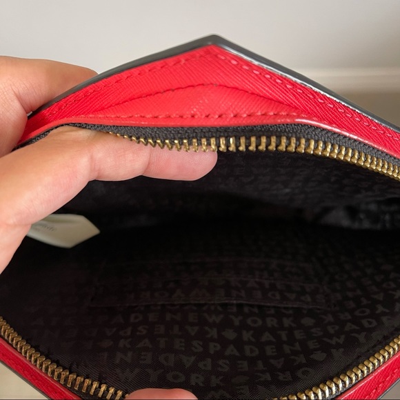 Kate Spade Make A Splash Watermelon Clutch - Picture 5 of 6